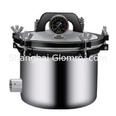 Laboratory Equipment 8L High-Pressure Steam Sterilization Pot Vertical Type Laboratory Autoclave