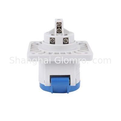 Flush Mounted Socket Box IP44 Waterproof Industrial Concealed Straight Socket 16A 200-250V 32A 380-415V