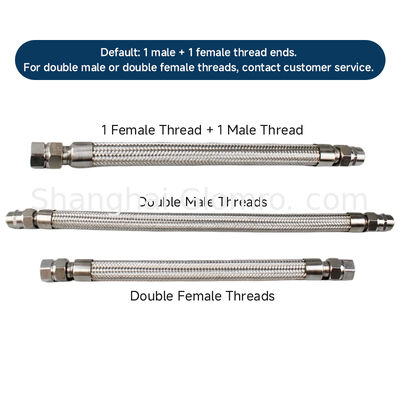 DN40 Cable Connection 304 Stainless Steel PVC Explosion-Proof Flexible Hose Anti-Explosive Electrical Flexible Pipes Conduit
