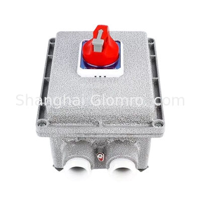 Square 4p Explosion-Proof Circuit Breaker with Leakage Protection Function IP65 Ex Db Eb Iib T6 6ka 50Hz Surface-Mount Circuit