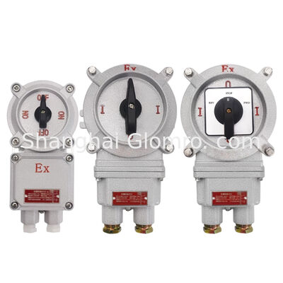 IP66 Ex Iic Explosion-Proof Transfer Switch 10A-32A 220V/380V 360 Rotation Aluminum Alloy Hazardous Area Control Switch
