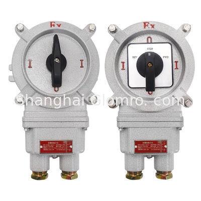 IP66 Ex Iic Explosion-Proof Transfer Switch 10A-32A 220V/380V 360 Rotation Aluminum Alloy Hazardous Area Control Switch
