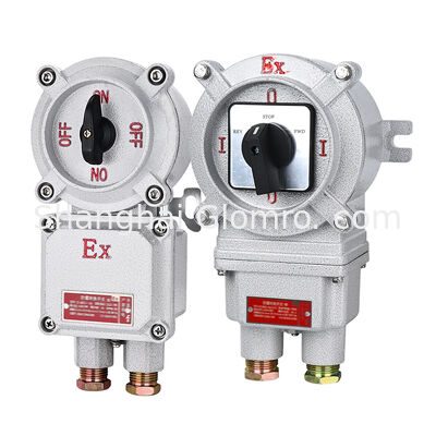 IP66 Ex Iic Explosion-Proof Transfer Switch 10A-32A 220V/380V 360 Rotation Aluminum Alloy Hazardous Area Control Switch

