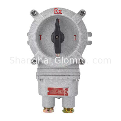 High Current 25A Aluminum Alloy Explosion Proof Rotary Changeover Switch Multiple Contact Configurations IP66 Ex Control Switch
