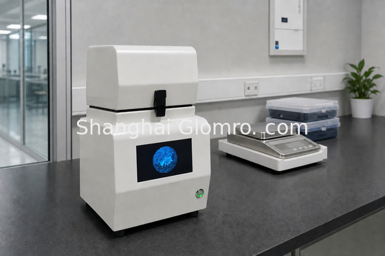 BAXIT High Throughput Tissue Grinder with Quick-Lock Sealed Chamber and Touchscreen Control, Low-Noise Benchtop Lab Homogenizer for Repeatable Sample Prep