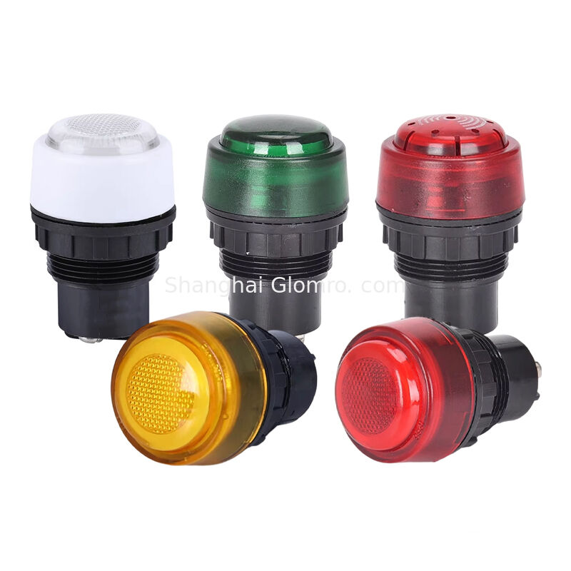 Waterproof IP66 Feature Piercing Hole Size: 30mm GLO8050 12V/24V/36V/220V/380V Explosion-proof Panel Signal Indicator Light