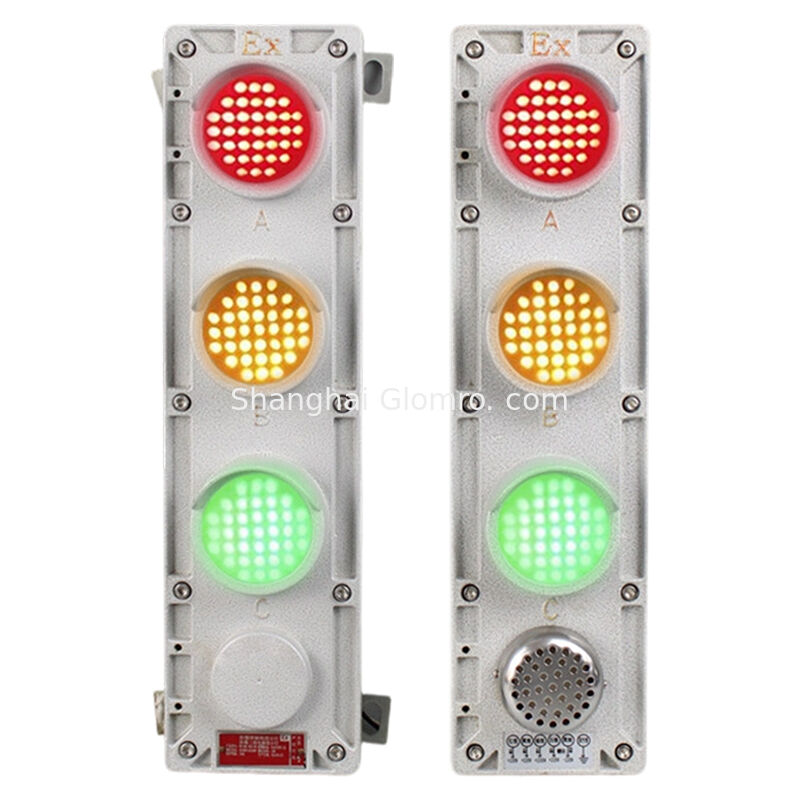 WF1 Anti-Corrosion Explosion Proof 3 Phase Indicator IP66 AC220V/380V Sliding Contact Line Live Indicator Lamp