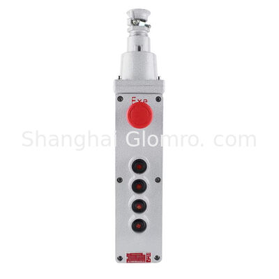 Противовзрывная кнопка GLO-LA5817 Управляющая ручка 4K / 6K Подъем путешествующего крана с односкоростным взрывостойким электрическим переключателем